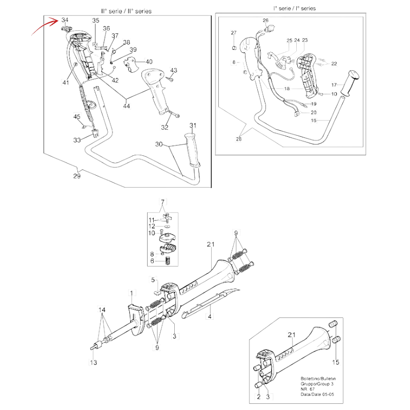 CURSORE AVVIAMENTO DECESPUGLIATORE EFCO 8530-8550 BOSS