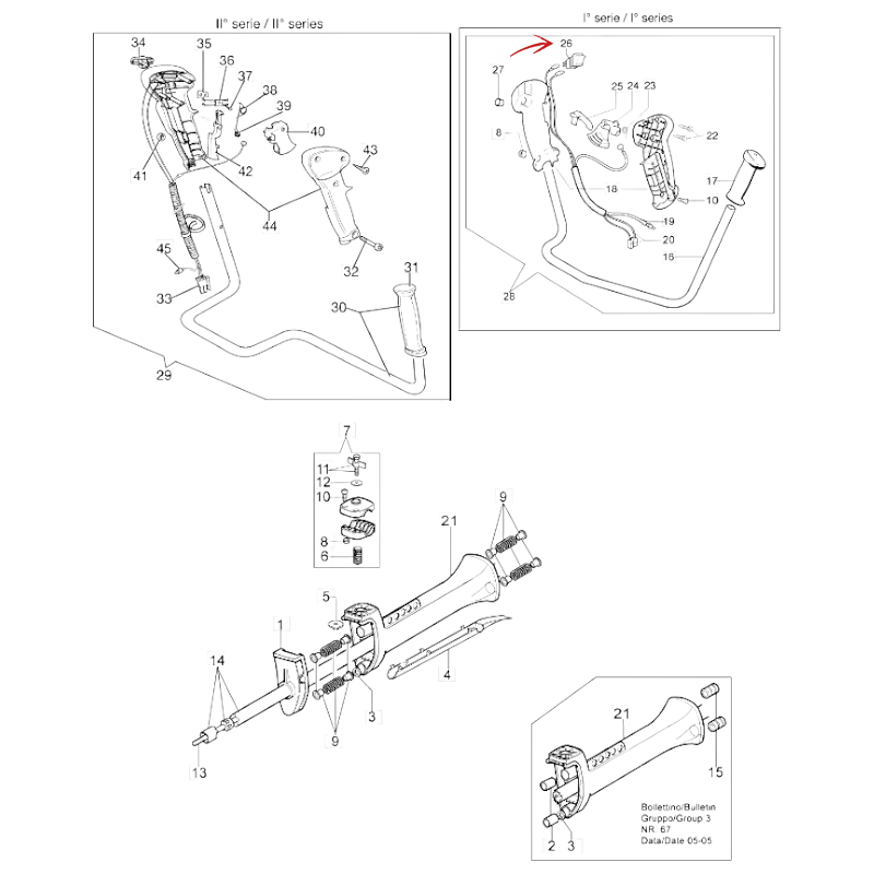 SWITCH FOR EFCO 8530-8550 BOSS BRUSH CUTTER