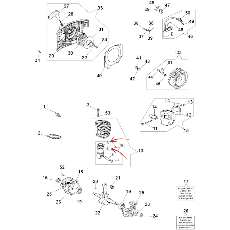 SANGLE ÉLASTIQUE EFCO 8510-8515-146