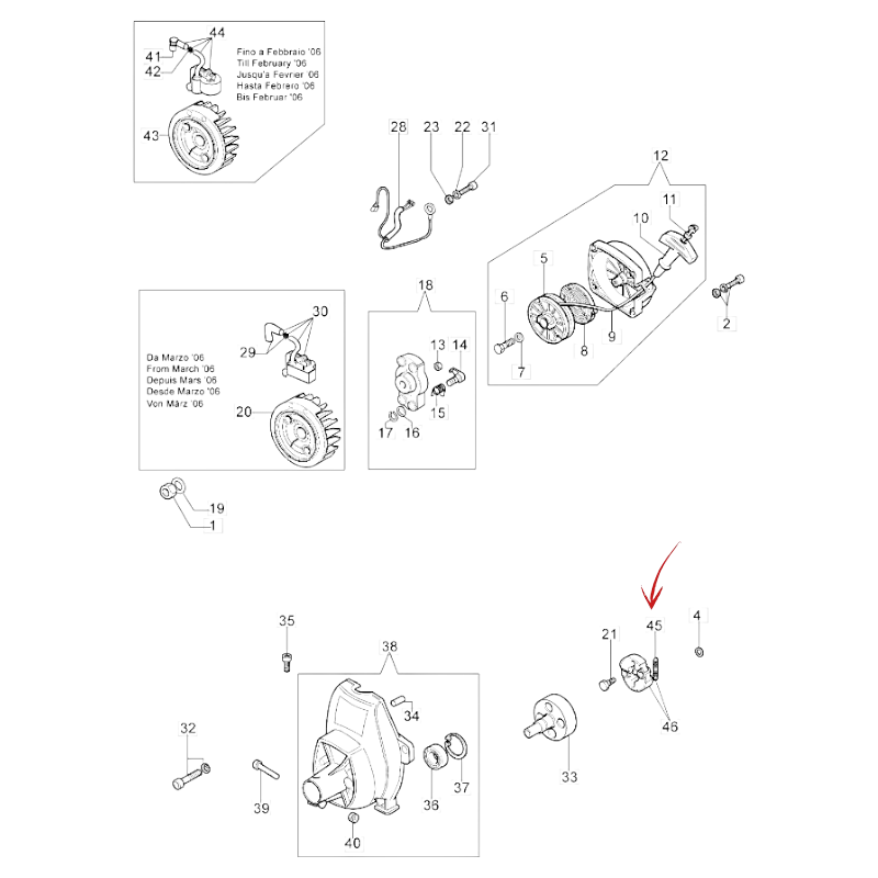 CLUTCH SPRING FOR EFCO BRUSH CUTTER