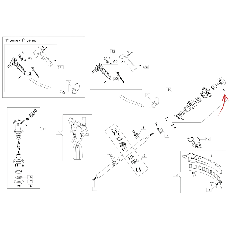 CLUTCH BELL FOR MULTIFUNCTION BRUSH CUTTER DSH 2500