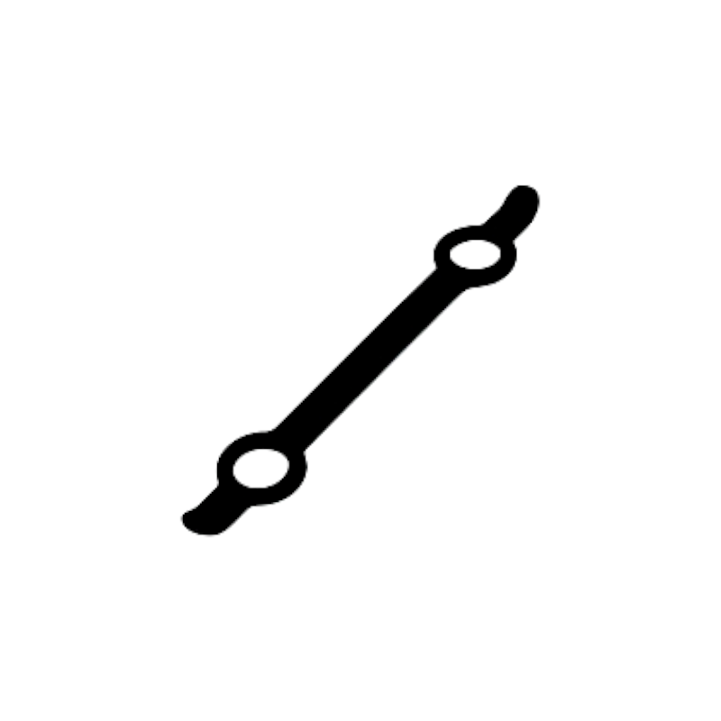MUFFLER SCREW LOCKING PLATE FOR EFCO STRIMMER 8460-8465-8530-8535-8550 BOSS