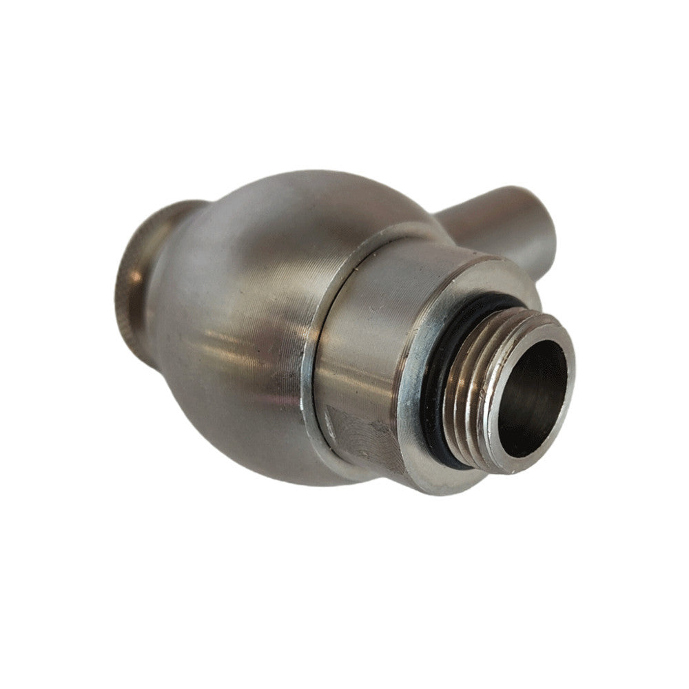 RUBINETTO INOX SALVAGOCCIA A VITE 3/8"