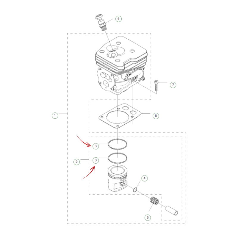 FASCIA ELASTICA DECESPUGLIATORE HUSQVARNA 345-545