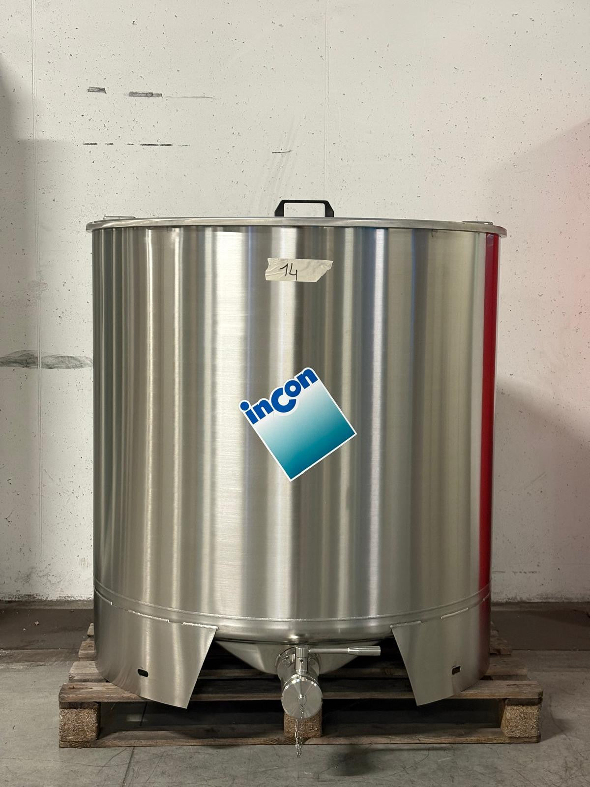 SERBATOIO INOX PALLETTIZZATO LT 1000 "SBPM" - OUTLET14