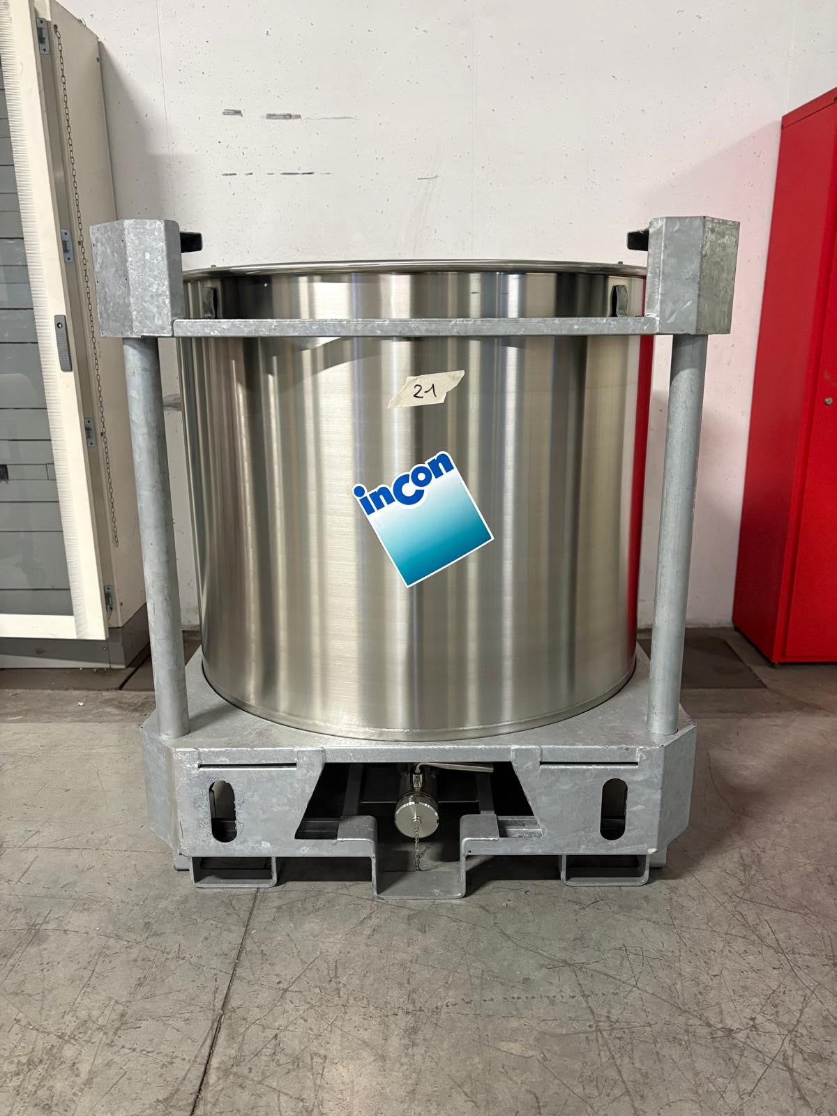SERBATOIO INOX PALLETTIZZATO LT 1000 "PCA" - OUTLET21