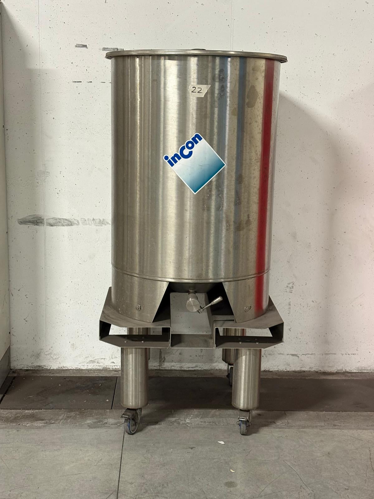 SERBATOIO INOX PALLETTIZZATO LT 500 "SBPA" - OUTLET22