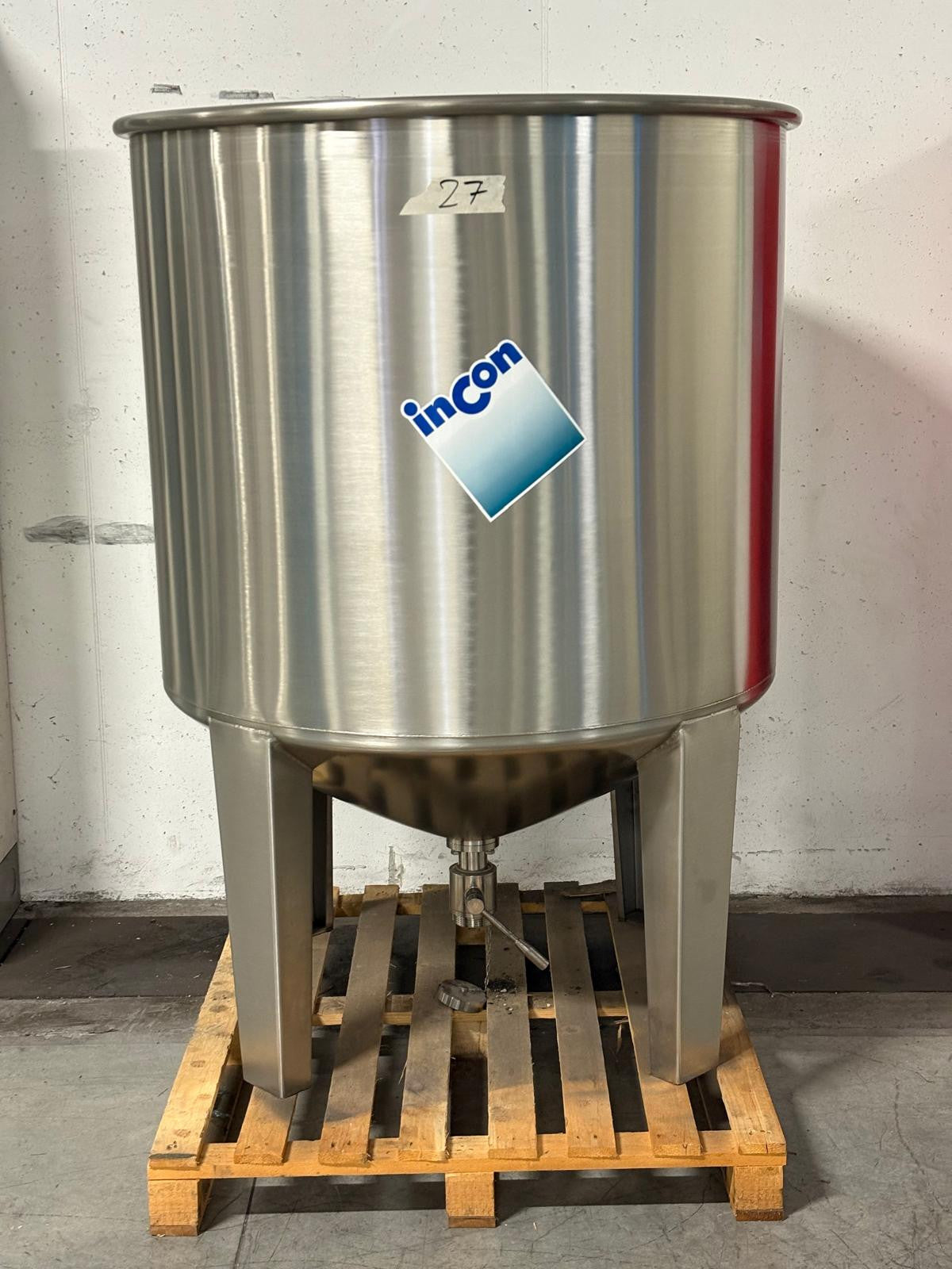 STAINLESS STEEL PALLETIZED TANK LT 1000 "MTFC" - OUTLET27