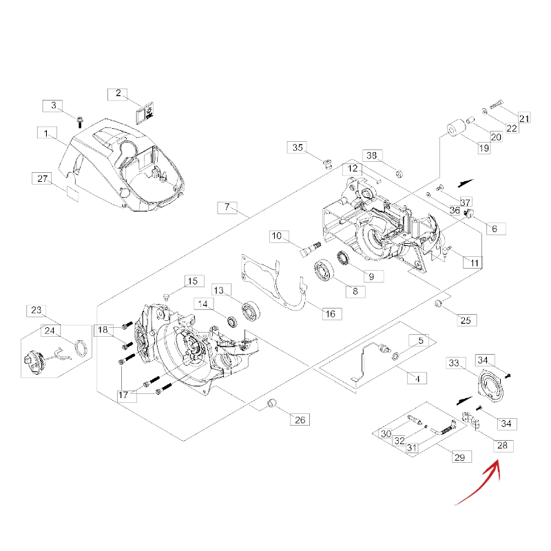 POMPE À HUILE ECHO CS-501SX