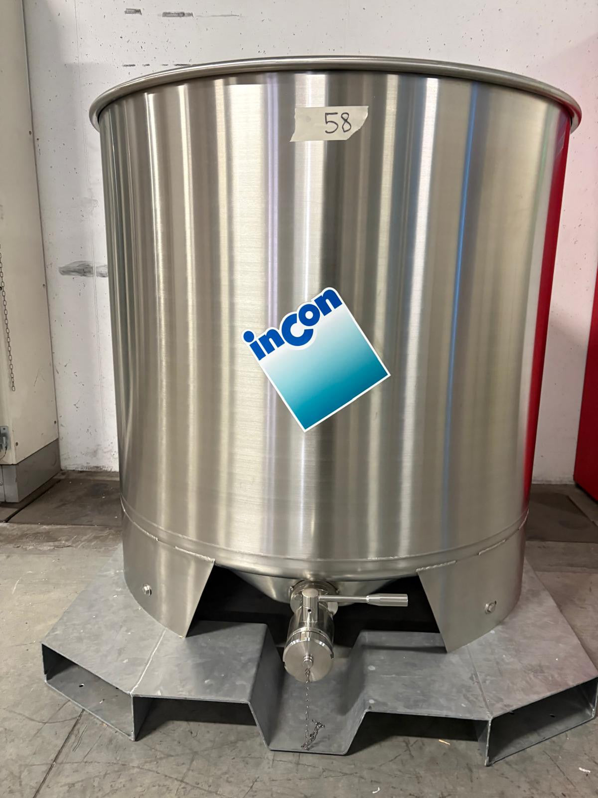 PALLETIZED STAINLESS STEEL TANK LT 1000 "SBPA" - OUTLET58
