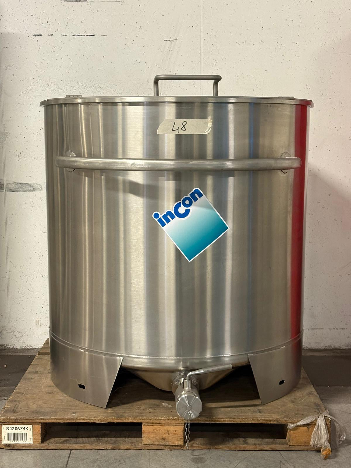 SERBATOIO INOX PALLETTIZZATO LT 1000 "SBPM" - OUTLET48