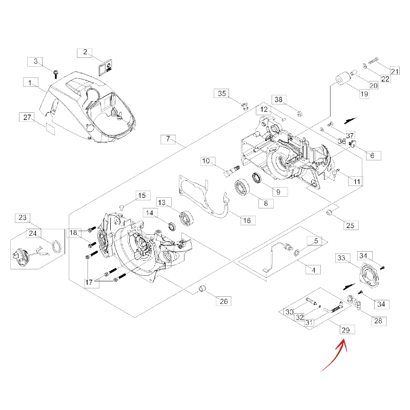 OIL PICKUP FOR PUMP CHAINSAW ECHO CS 501SX