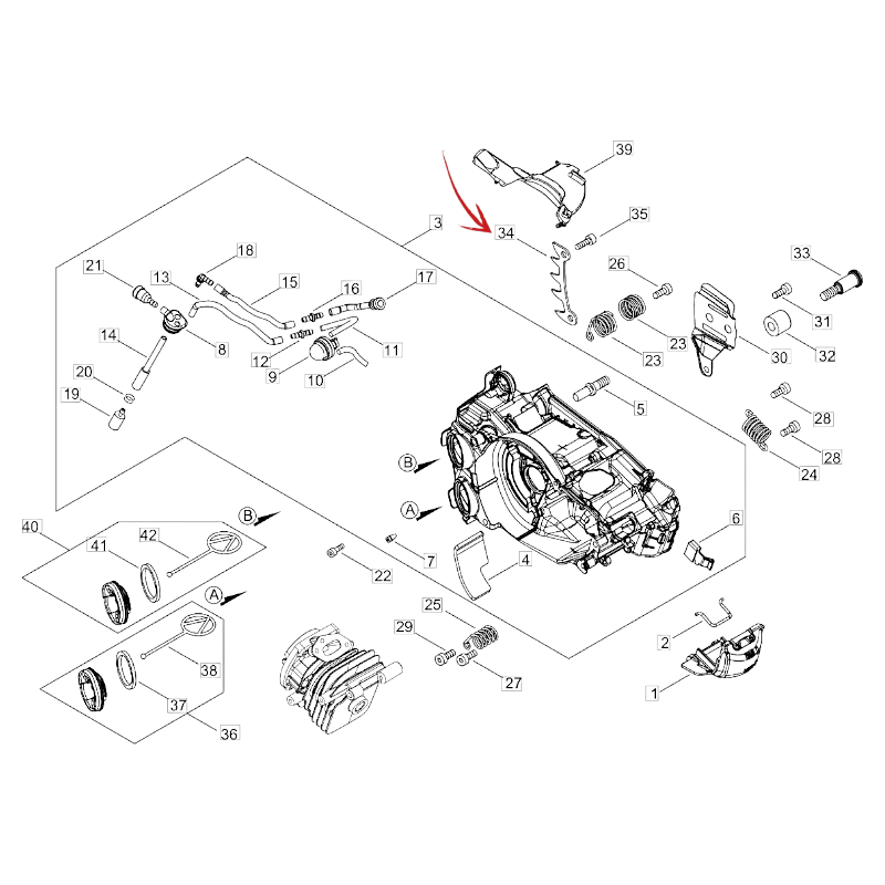 SPIKE FOR ECHO CHAINSAW CS 2511WES-320T AND OTHER MODELS