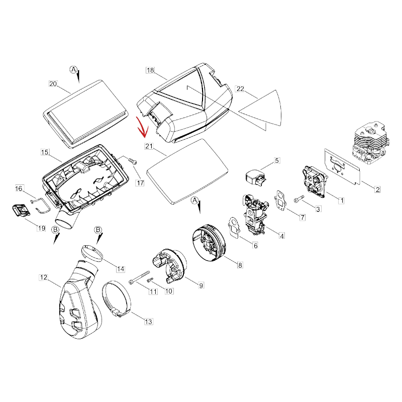 PRE-FILTER FOR ECHO PB 8010 AND 9010T BLOWER