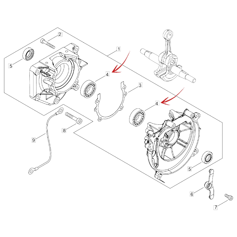 BEARING FOR PB 500-650-750-755-770 BLOWER