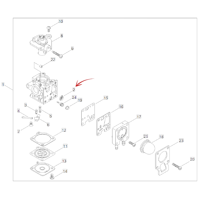 ECHO PB 2520 CARBURETOR FILTER