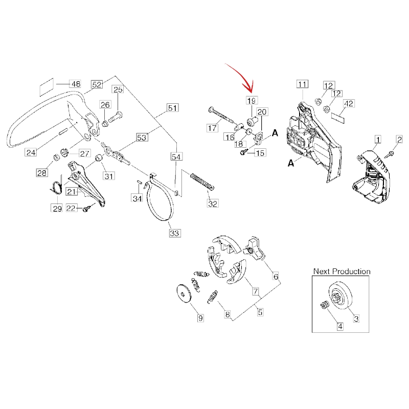 SMALL CHAIN TENSIONER GEAR FOR ECHO CHAINSAW CS 310-362 AND OTHER MODELS