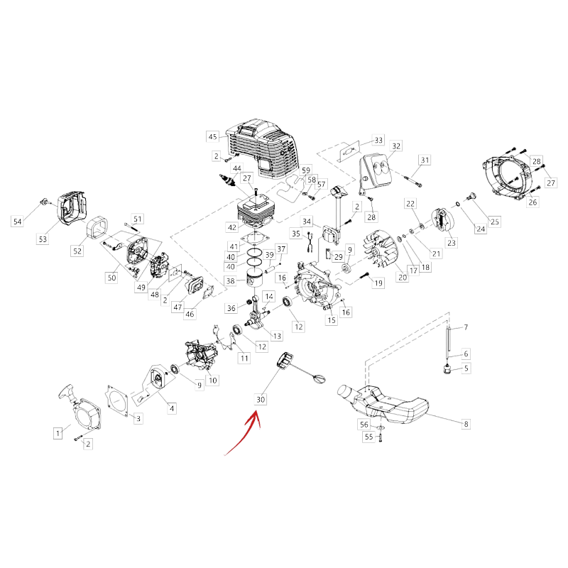 MIX CAP FOR BLUE BIRD BC 341 L-BC 431 L AND OTHER MODELS
