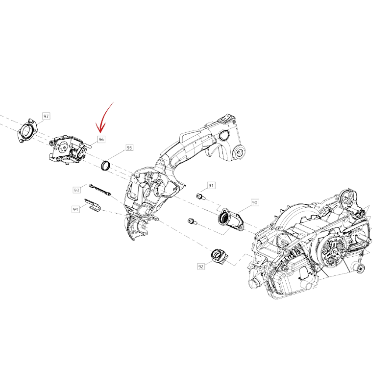 CARBURATEUR BLUE BIRD TRONÇONNEUSE CSP 270 TC ET CSP 270 T