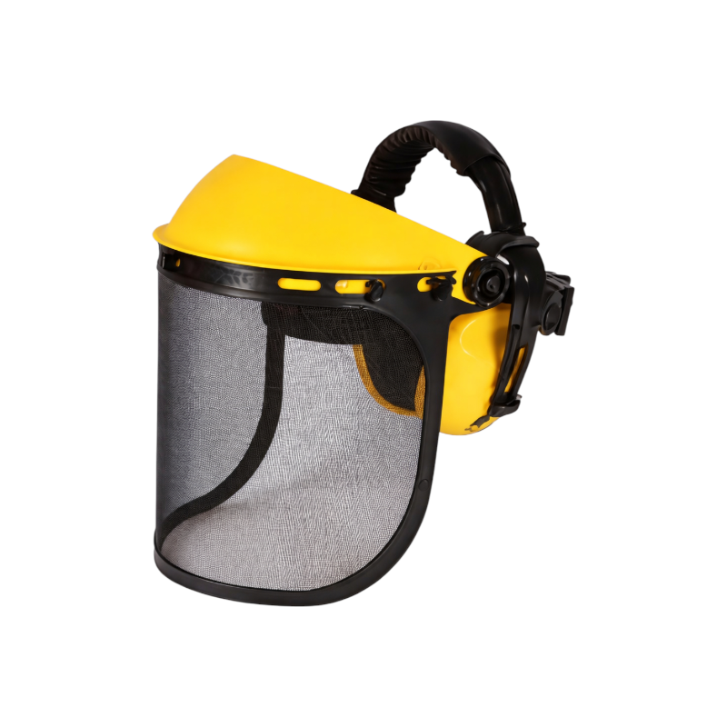 PROFESSIONELLE MASKE MIT NETZ UND GEHÖRSCHUTZ