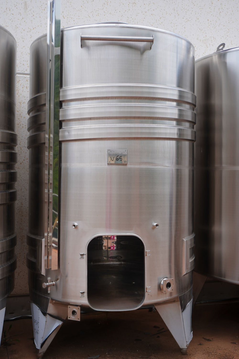 EDELSTAHL-TANK FÜR FLACHEN NEIGUNGSBODEN 3400 LT - OUTLET65