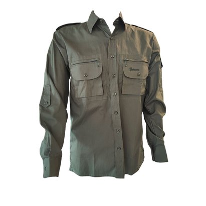 OASI POPELINE SHIRT GREEN