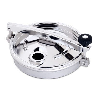 CHIUSINO CIRCOLARE INOX 300mm (413)