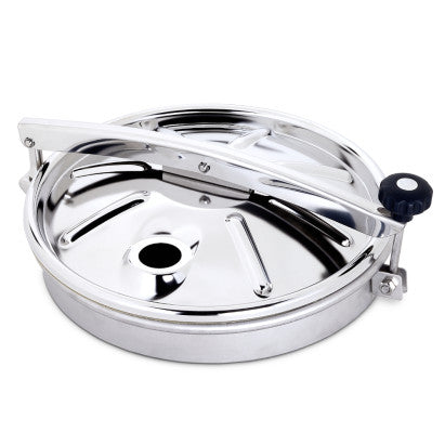 CHIUSINO CIRCOLARE INOX 500mm (415)