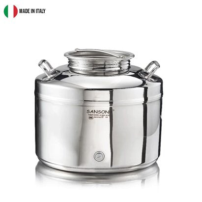 FUSTO INOX LT. 10 SALDATO "SUPER"