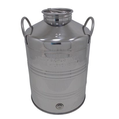 STAINLESS STEEL DRUM LT. 25 "MILANO" NARROW MOUTH