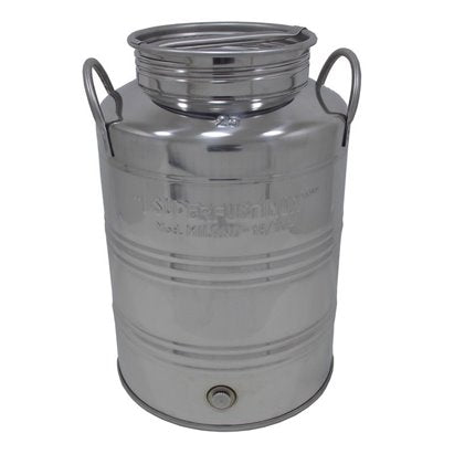 STAINLESS STEEL DRUM LT. 25 "MILANO"