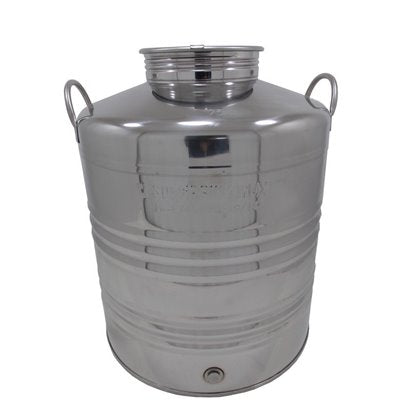 STAINLESS STEEL DRUM LT. 75 "MILANO"