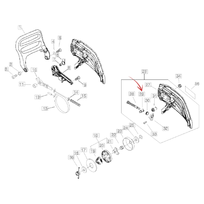 CHAIN TENSIONER PIN FOR ECHO CS 310-280 AND OTHER MODELS