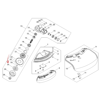 DISK HALTER PLATTE FÜR DEN ECHO FREISCHNEIDER SRM 520ESU UND ANDERE MODELLE
