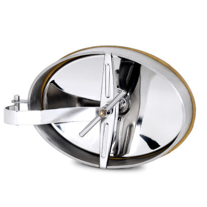 OVAL INOX DOOR 450x320mm (211) WITH HINGE
