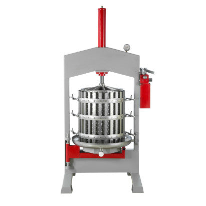 PRESSE HYDRAULIQUE ATOLLO 60 AVEC BACINO, GABBIA ET PLATEAU PREMENT