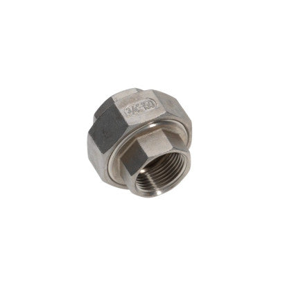 3-PIECE GAS CONNECTION FEMALE STAINLESS STEEL AISI 304