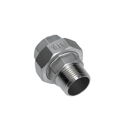 3-PIECE GAS FITTING INOX MALE - FEMALE INOX AISI 304