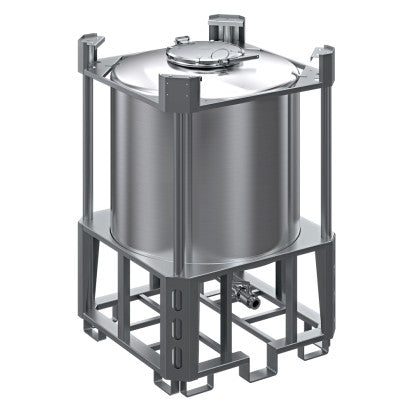 SERBATOIO INOX PALLETTIZZATO AISI 304 MOD. "PH"