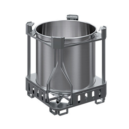 PALLETIZED STAINLESS STEEL TANK AISI 304 MOD. "PLA"