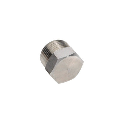 MALE GAS THREAD CAP IN AISI 304 STAINLESS STEEL