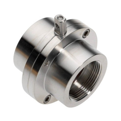 STAINLESS STEEL AISI304 BUTTERFLY VALVE FEMALE - FEMALE GAS