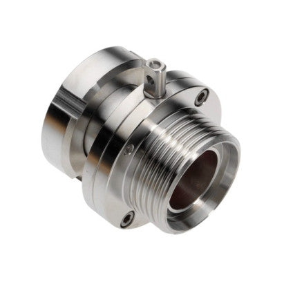 STAINLESS STEEL AISI304 BUTTERFLY VALVE MALE - FEMALE DIN